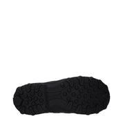 Black Cotton Ankle Boots