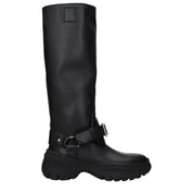 Black Leather Boots