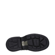 Black Fabric Slippers Sandals