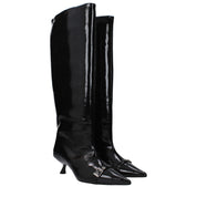 Black Leather Boots