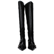 Black Leather Boots