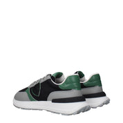 Black Fabric Athletic Sneakers