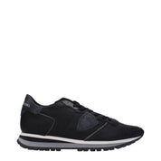 Black Leather Sneakers