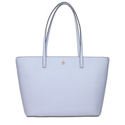 Light Blue Leather Shoulder Bag