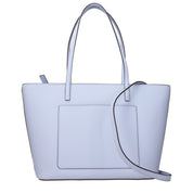 Light Blue Leather Shoulder Bag