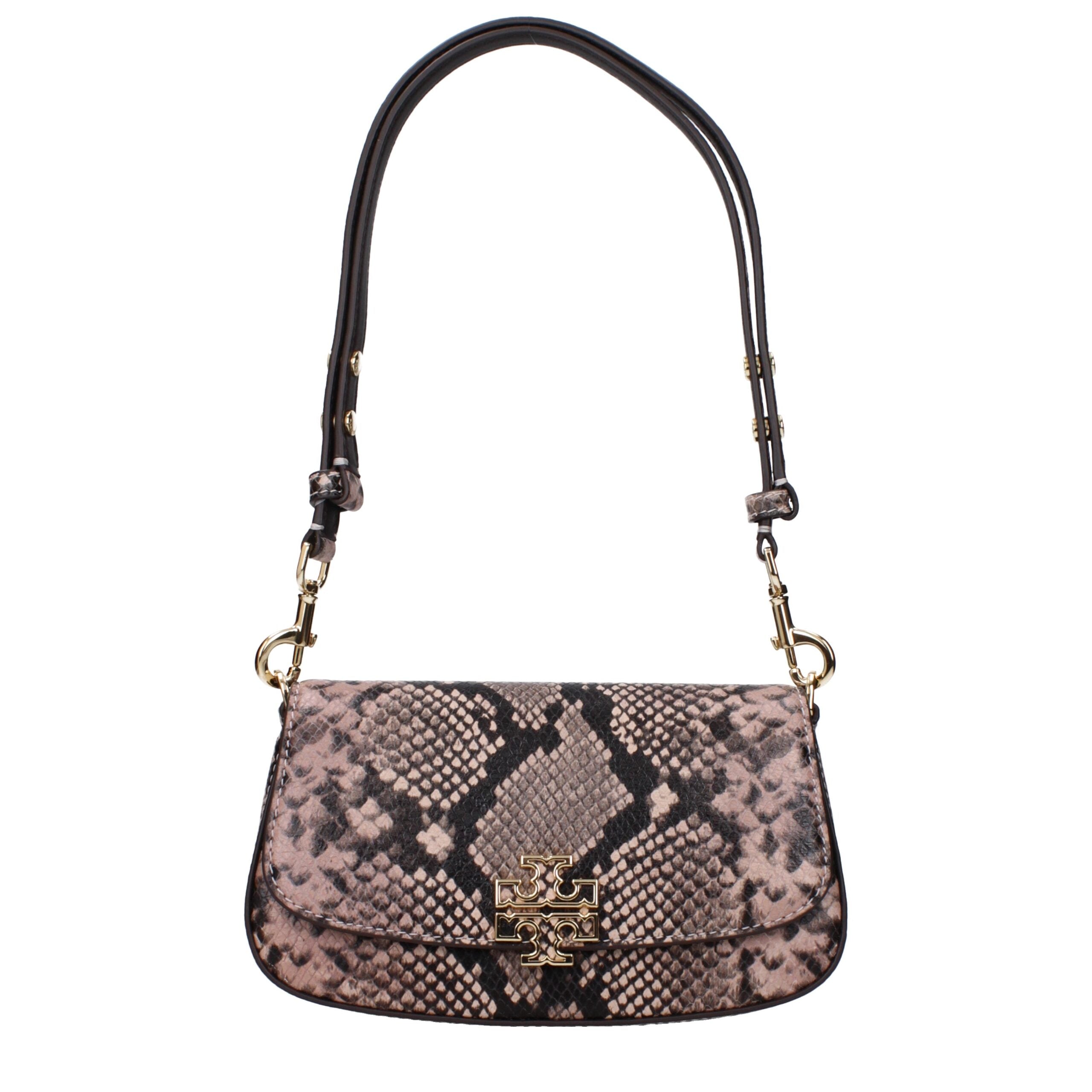 Pink Leather Shoulder Bag