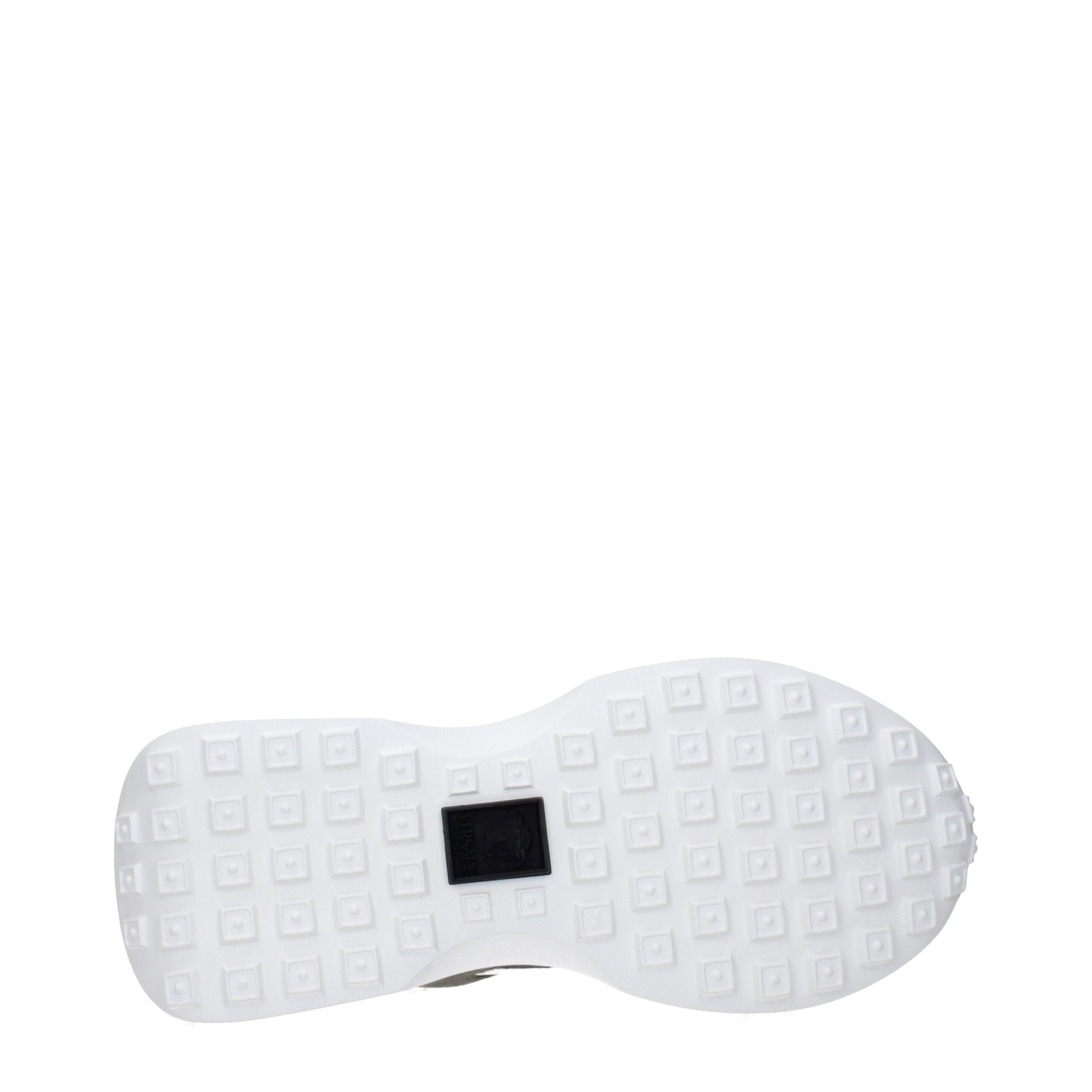White Fabric Sneakers