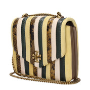 Yellow Leather Shoulder Bag