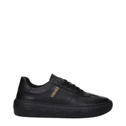 Black Leather Low Tops