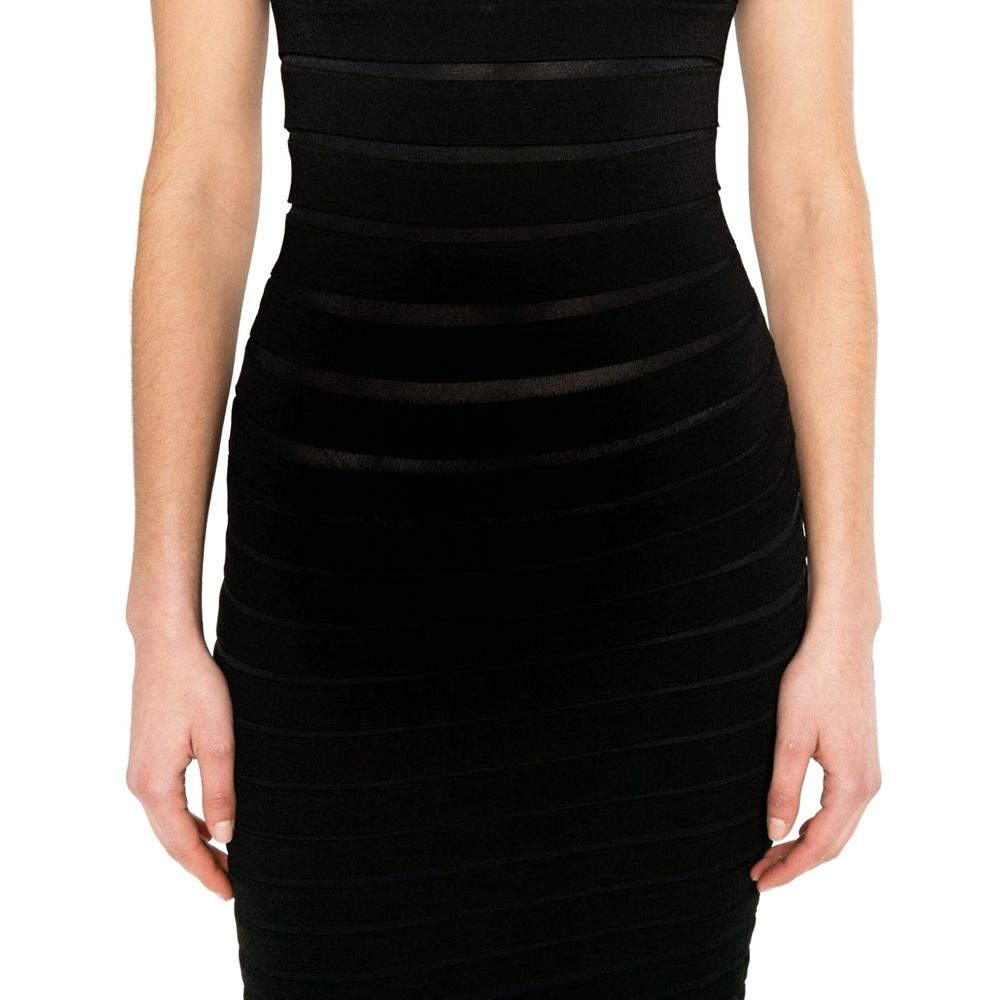 3D-Stripe Midi Dress