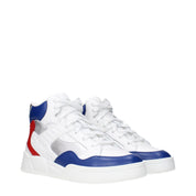 White Leather Athletic Sneakers