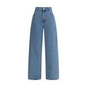 Blue Cotton Relaxed Fit Jeans
