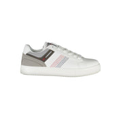 White Polyester Sneaker