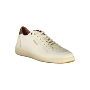 Bianco Polyurethane Men Sneaker