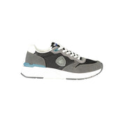 Black Leather Men Sneaker