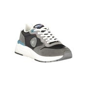 Black Leather Men Sneaker
