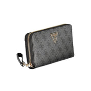 Black Polyethylene Women Wallet