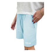 Blue Cotton Short