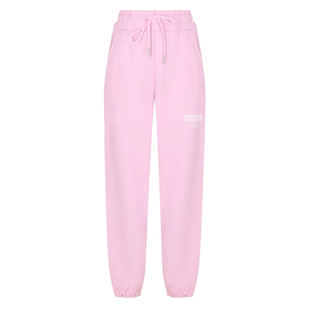 Pink Cotton Women Sweatpant