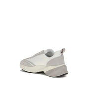 White Calf Leather Bos Taurus Athletic Sneakers
