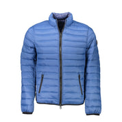 Blue Nylon Men's Jacket