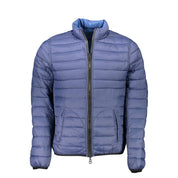 Blue Nylon Men's Jacket