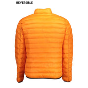 Orange Nylon Jackets & Coat