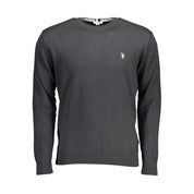 Black Cotton Sweater