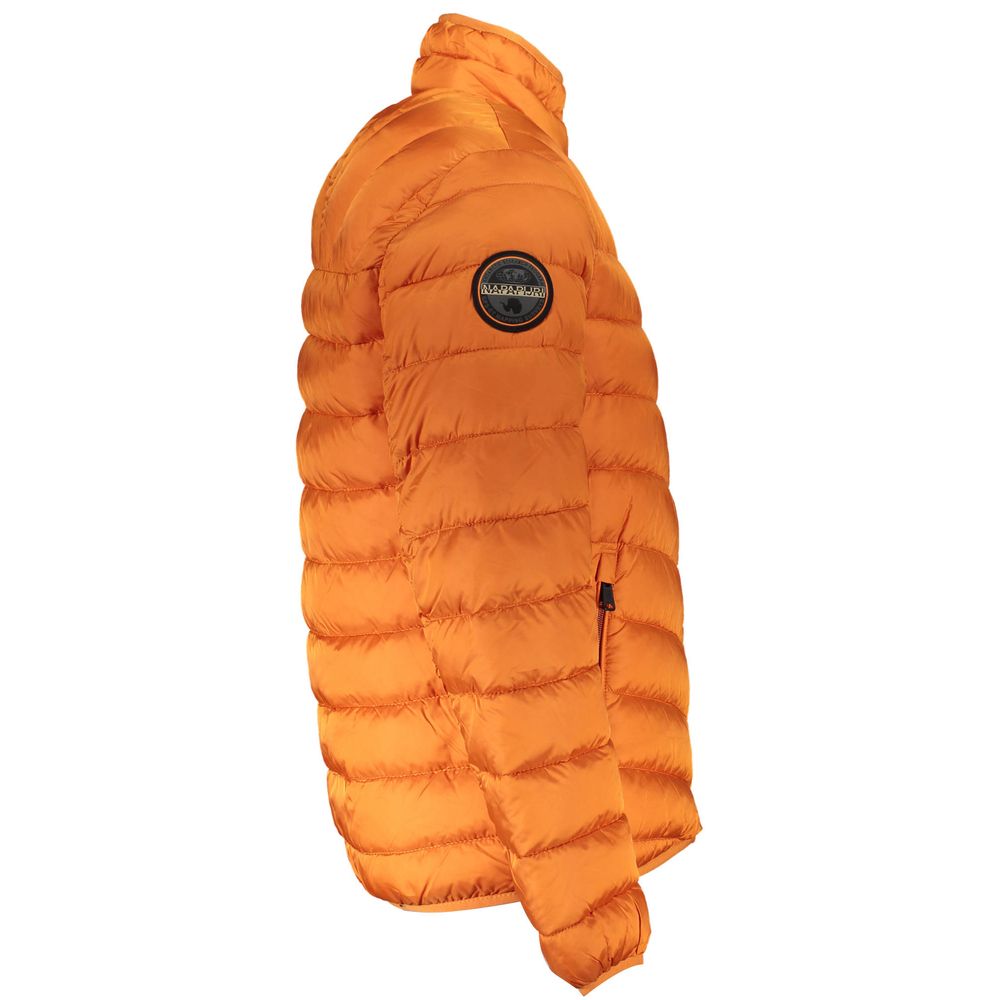 Orange Polyamide Jackets & Coat