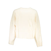 White Fabric Sweater