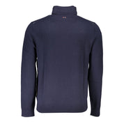 Blue Fabric Sweater