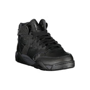 Black Polyester Sneaker