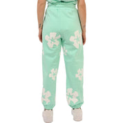 Green Cotton Jeans & Pant