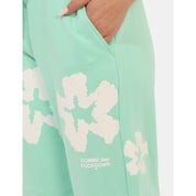 Green Cotton Jeans & Pant