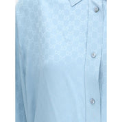 GG Supreme print silk Shirt