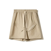 Beige Cotton Short