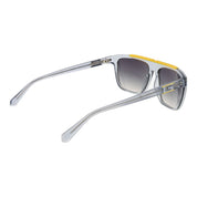 Gray Stainless Steel Sunglasses