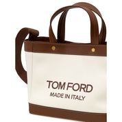 Beige Cotton Tote Bag