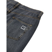 Gray Cotton Jeans Denim