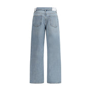Light Blue Cotton Jeans Denim