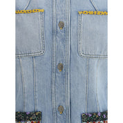 Light Blue Cotton Denim Jacket