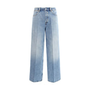 Light Blue Cotton Jeans Denim