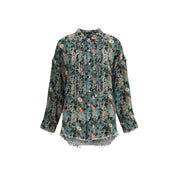 Ruffle floral Shirt