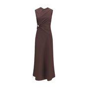 Silk midi Dress
