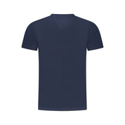 Blue Cotton Women T-Shirt