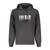 Black Cotton Men Sweater