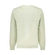 Green Cotton Men Sweater