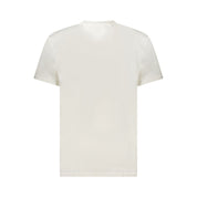 White Cotton Men T-Shirt