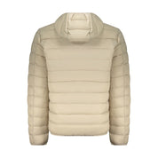 Beige Polyamide Men Jacket