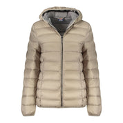 Beige Polyamide Women Jacket
